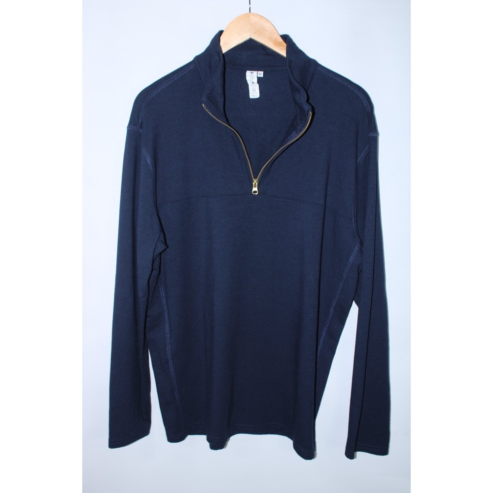 State & Liberty Men's XL Navy Blue 1/4 Zip Pullover